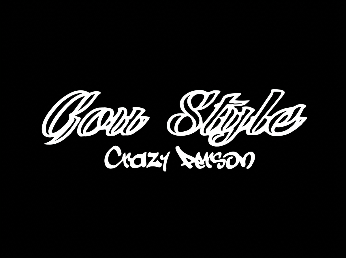 Gou's GouStyle (Crazy Person) Sticker