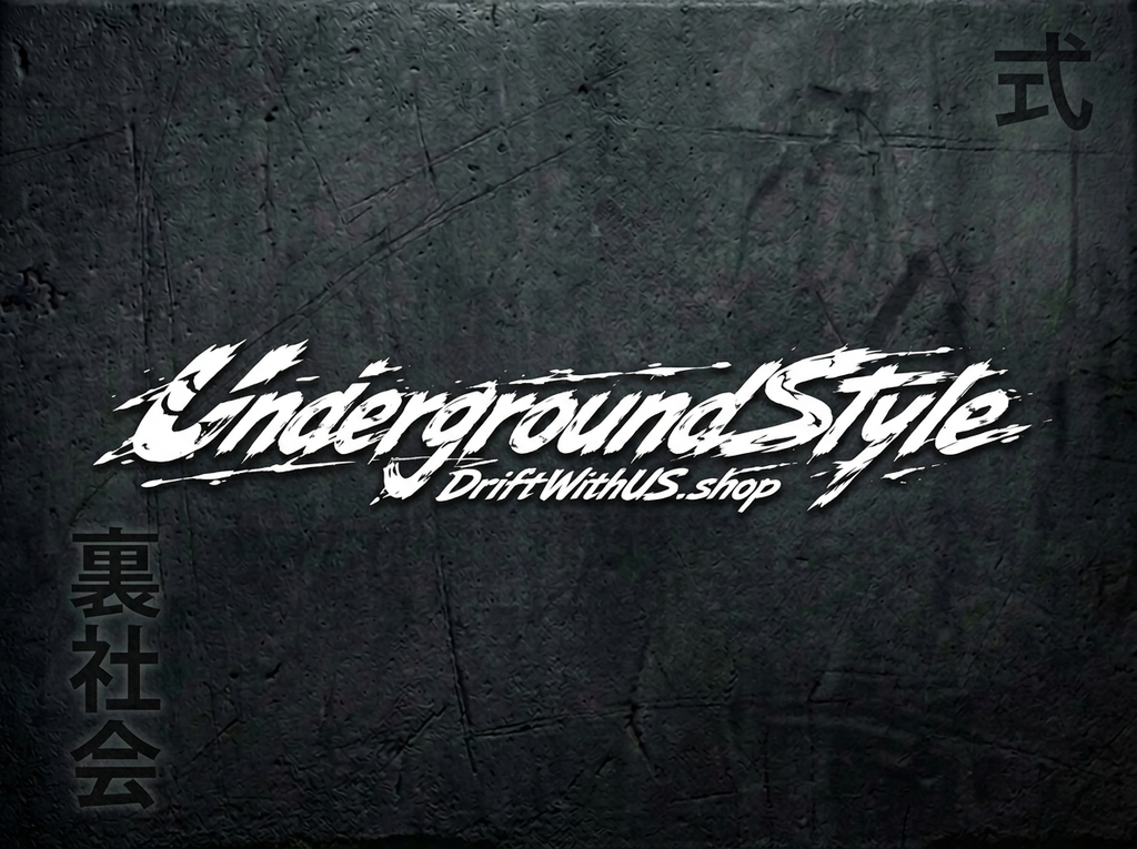 DriftWithUS - Underground Style Sticker