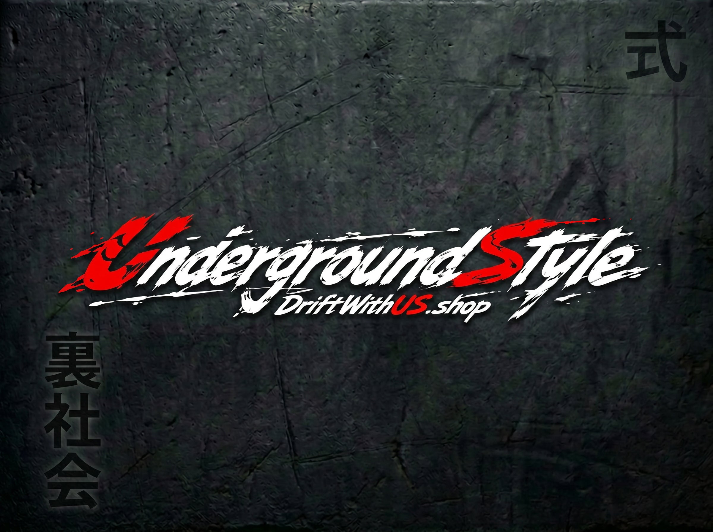DriftWithUS - Underground Style Sticker