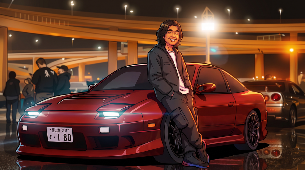 Rich 180SX Daikoku Die Cut Vinyl Sticker