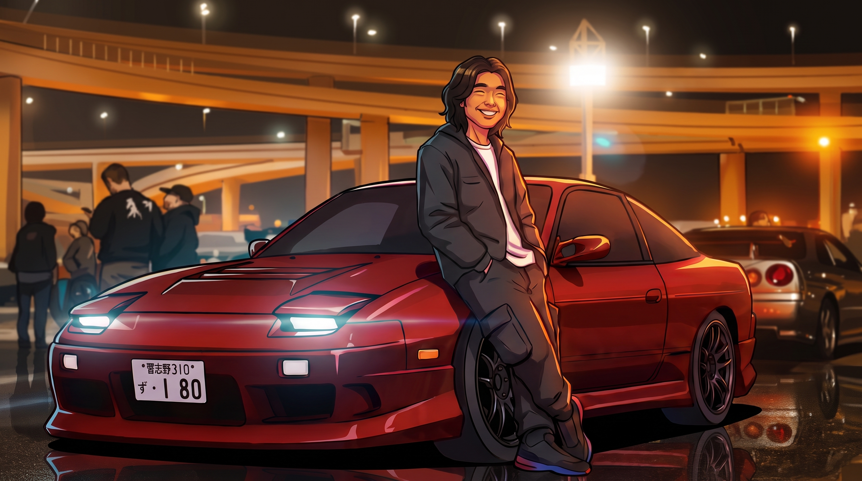 Rich 180SX Daikoku Die Cut Vinyl Sticker