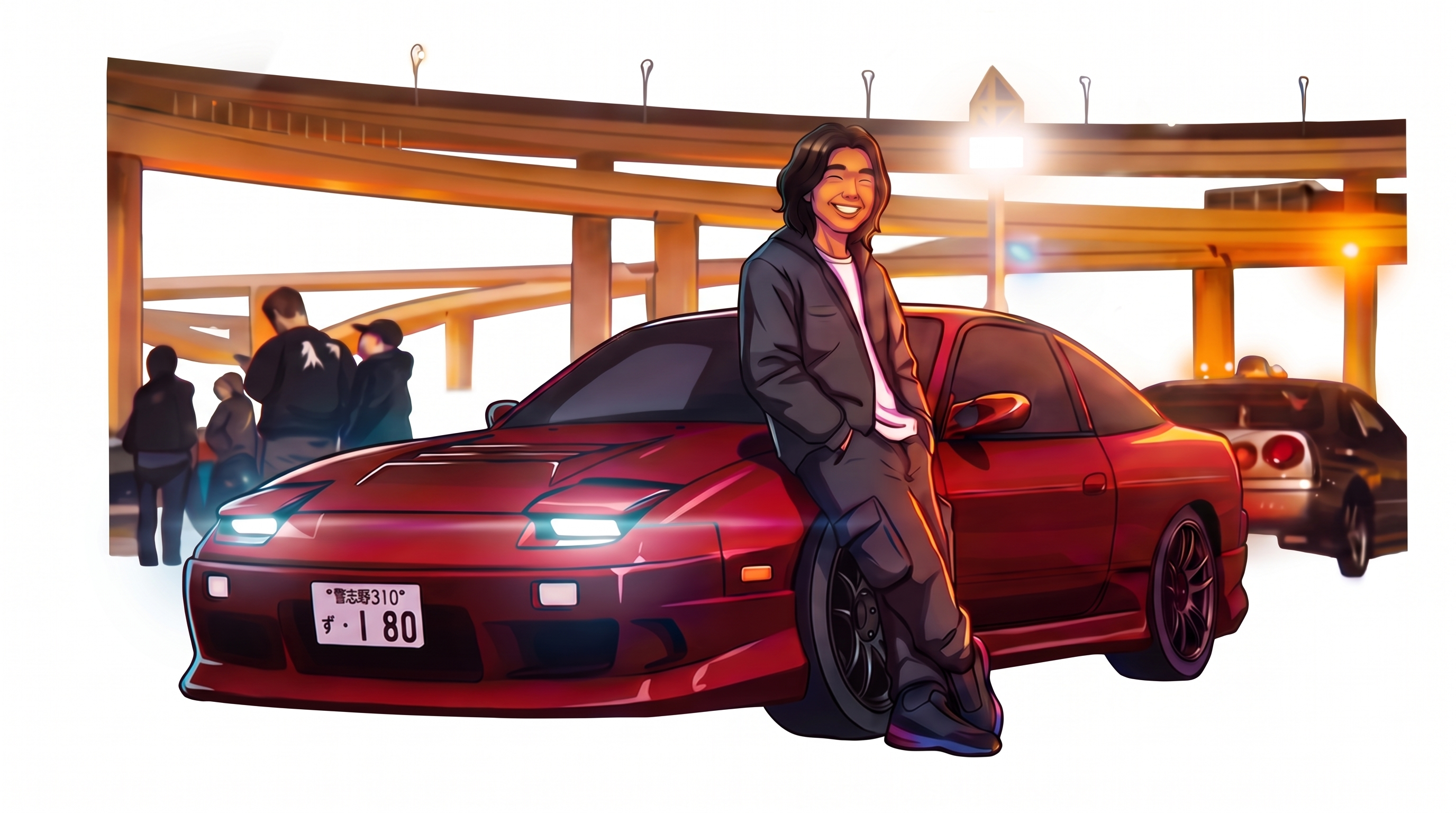 Rich 180SX Daikoku Die Cut Vinyl Sticker