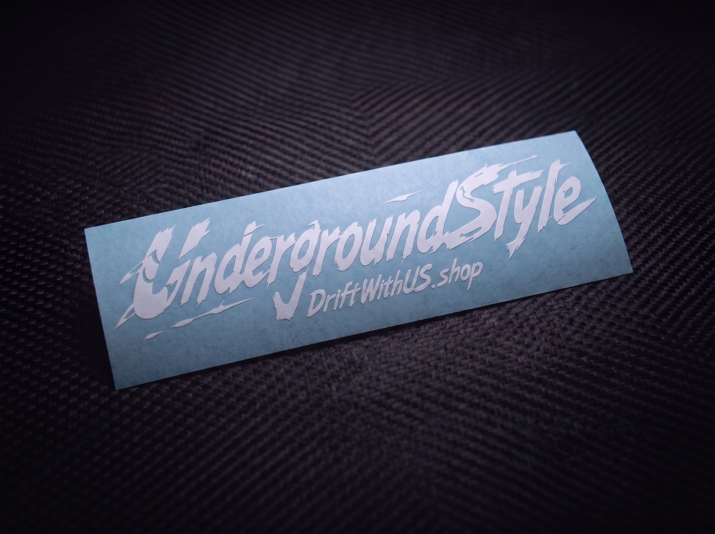 DriftWithUS - Underground Style Vinyl Decal